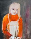 Orangener_Pulli_100x80cm_Oil_on_canvas_Dezember_2011
