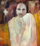 Selbst_mit_Blume_150x130cm_Oil_on_canvas_September_2007