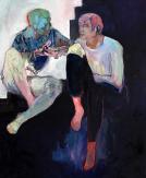 Selbstgespräch_170x140cm_Oil_on_canvas_Januar_2019